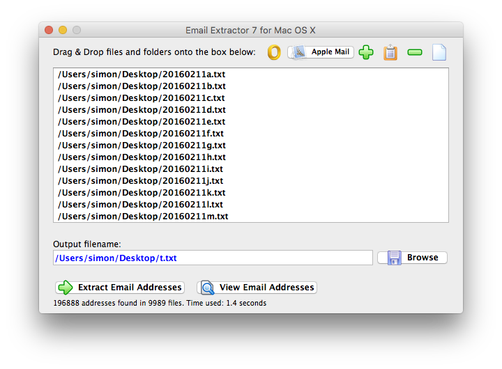 EMail Address Extractor - Extract Emails from Any Text File 